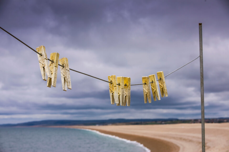 'Clothes Line' by b-side Platform bursary artist Brian Callinan. Photo by Paul Box (2018).