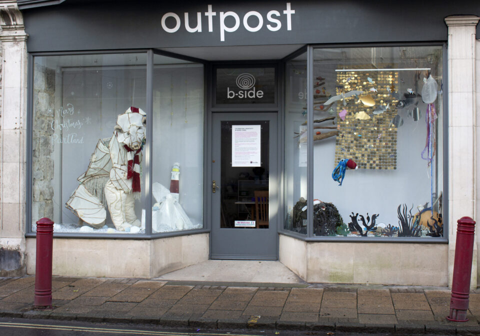 W1 (1) Photo of Outpost project space at Christmas