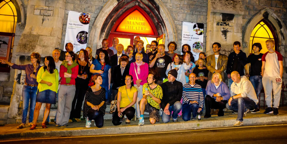 Volunteers at b-side festival